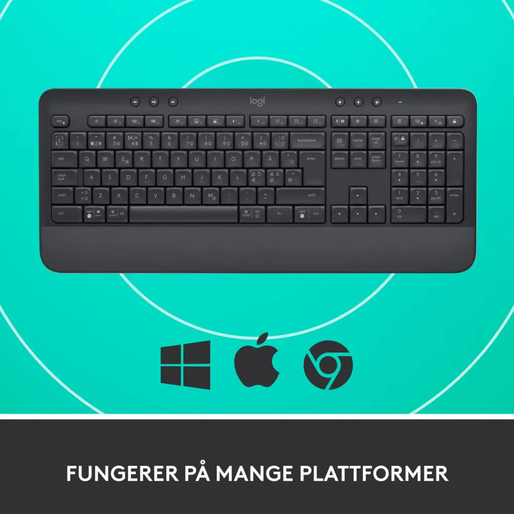 Logitech Tastatur|Gaming Tastatur|Signature K650 Trådløst tastatur Graphite