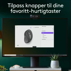 Logitech Datamus|Signature M650 Trådløs datamus Graphite