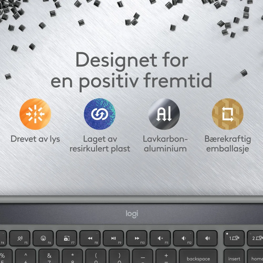 Logitech Tastatur|Gaming Tastatur|Signature Slim Solar+ Trådløst tastatur