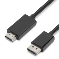 Luxorparts Hdmi|Kabler Til Datamaskin|Adapterkabel DisplayPort til HDMI 2 m