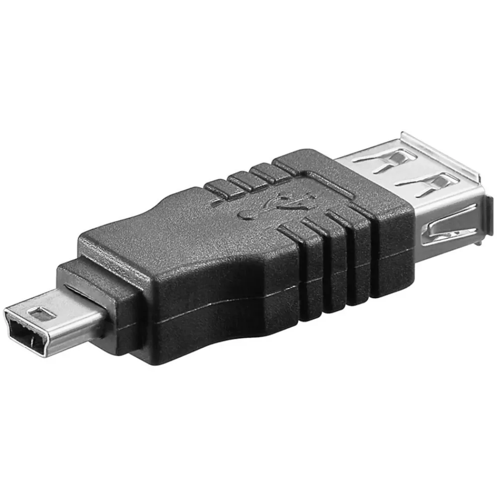 Luxorparts Kabler Og Adaptere|Usb|Adapter USB-hunnkontakt til mini-USB-hannkontakt