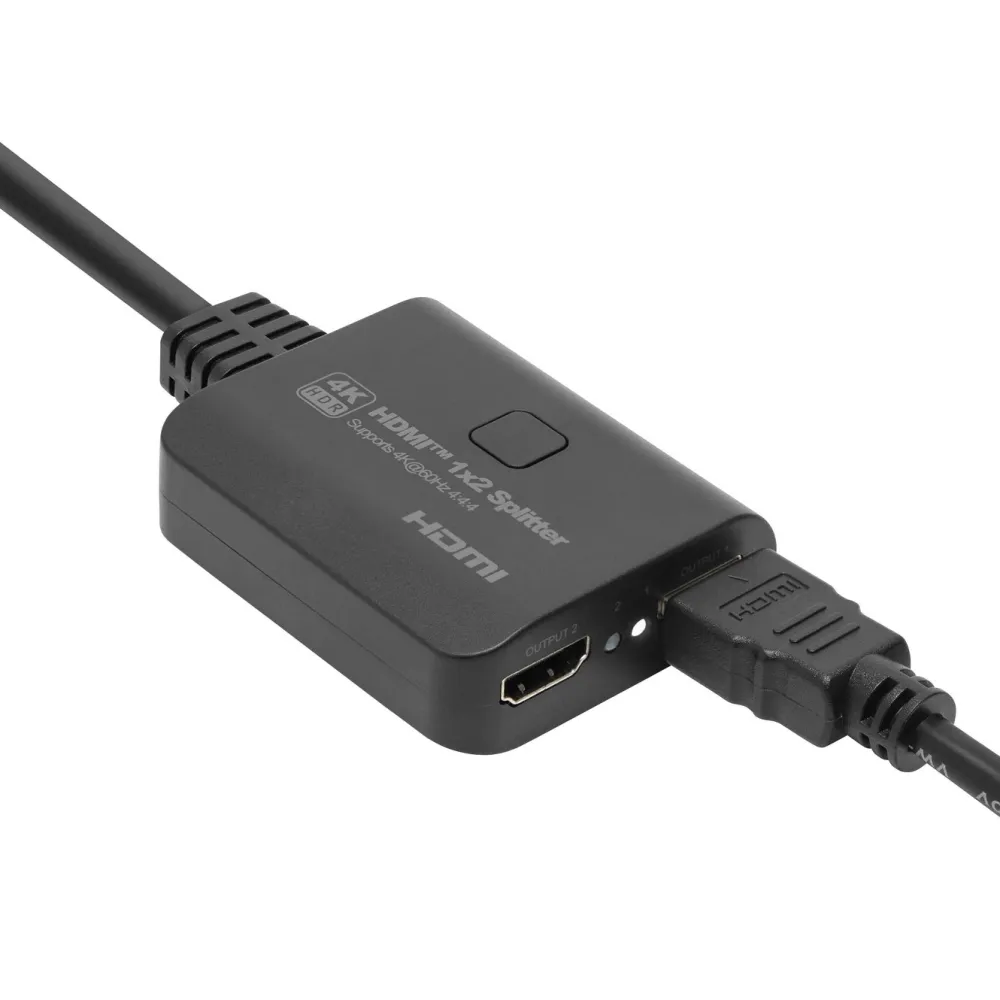 Luxorparts Hdmi|Kabler Og Adaptere|Aktiv HDMI-splitter 2-veis