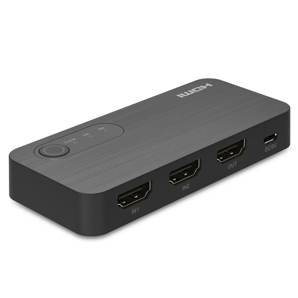 Luxorparts Hdmi|Kabler Og Adaptere|Automatisk HDMI-switch 8K 2-veis