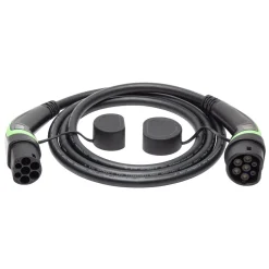 Luxorparts Biltilbehør|Batterier|BEV Type 2 Ladekabel for elbil 22 kW 3-faset 2,5 m
