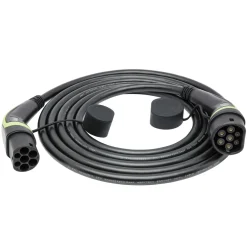 Luxorparts Biltilbehør|BEV Type 2 Ladekabel for elbil 22 kW 3-faset 8 m