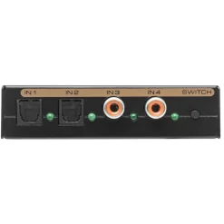 Luxorparts Lyd- & Videokabler|Digital-til-analog omformer med switch