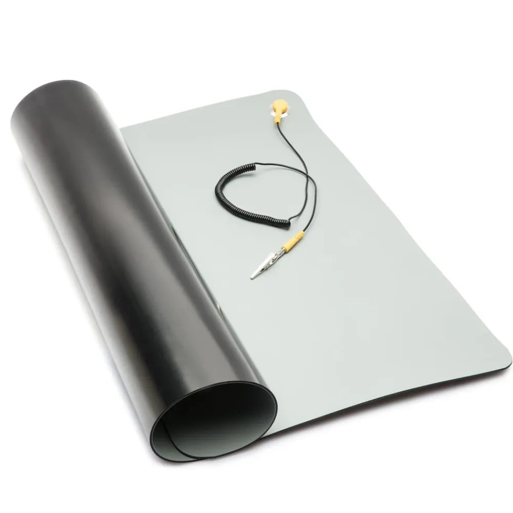 Luxorparts Biltilbehør|Batterier|ESD-benkmatte med jordingsklemme - 50x60 cm