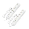 Luxorparts Strømledninger|Sterkstrøm|Grenuttak 6-veis 2-pk.