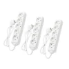 Luxorparts Strømledninger|Sterkstrøm|Grenuttak 5-veis 3-pk.