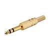Luxorparts Lyd- & Videokabler|Kabler For Lyd|Gullbelagt 6,3 mm-kontakt, hann, stereo
