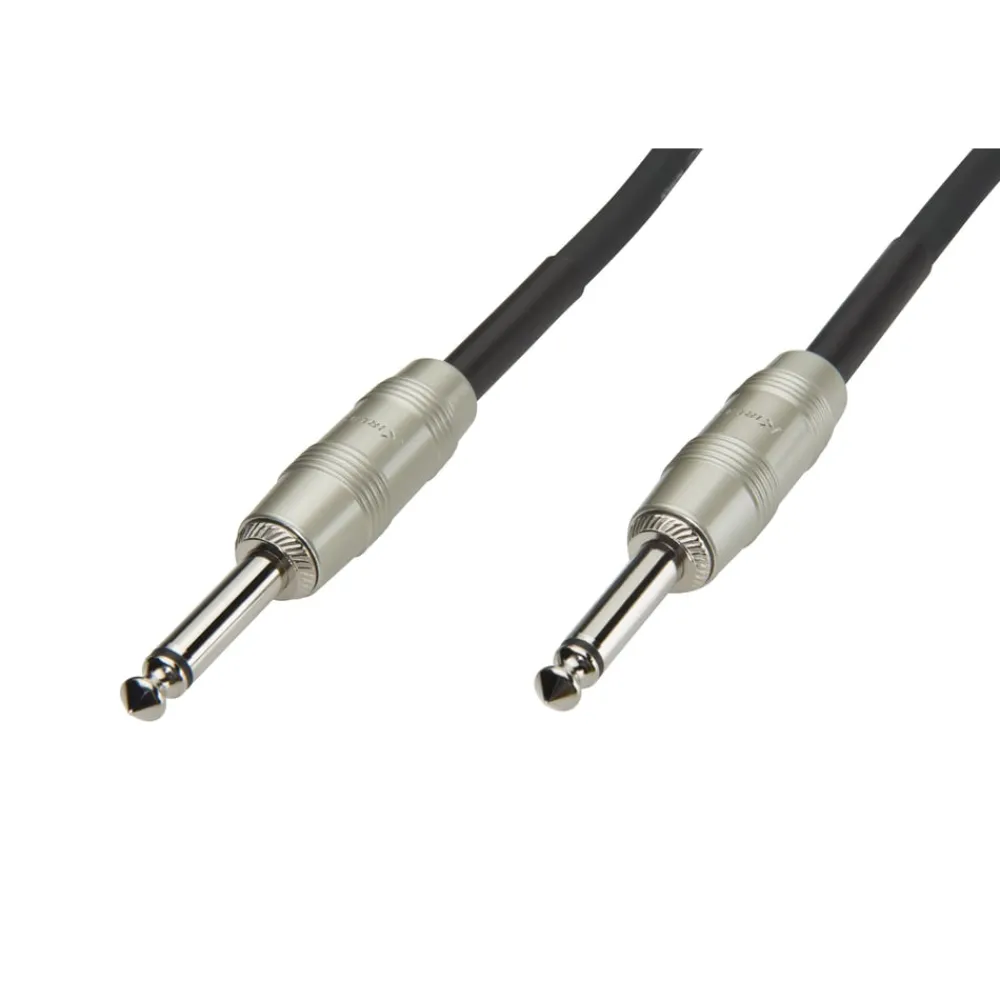 Luxorparts Lyd- & Videokabler|Kabler For Lyd|Instrumentkabel 6,3 mm 3 m, Svart