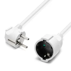 Luxorparts Strømledninger|Jordet forlengelseskabel 5 m 2-pk.
