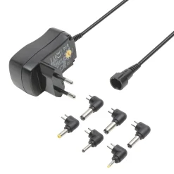 Luxorparts Strømadaptrer|Justerbar strømadapter 3–12 V (DC) 7,2 W