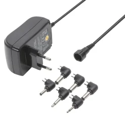 Luxorparts Strømadaptrer|Justerbar strømadapter 3–12 V (DC) 18 W