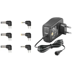 Luxorparts Strømadaptrer|Justerbar strømadapter 3–12 V (DC) 27 W