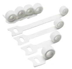 Luxorparts Kabelhåndtering|Elektrisk Installasjon|Kabelsamler 8-pk.