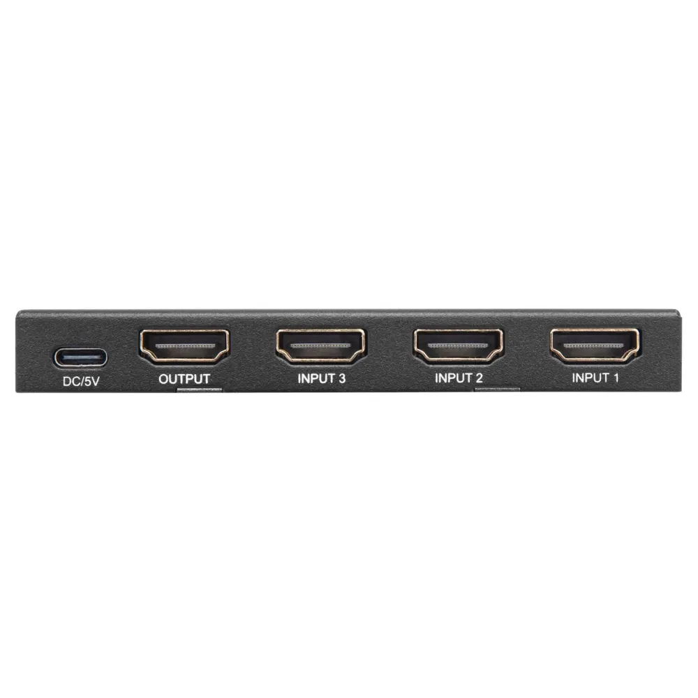 Luxorparts Hdmi|Kabler Og Adaptere|4K HDMI-switch med fjernkontroll 3-veis