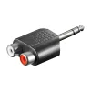 Luxorparts Lyd- & Videokabler|Kabler For Lyd|Lydadapter RCA til 6,3 mm
