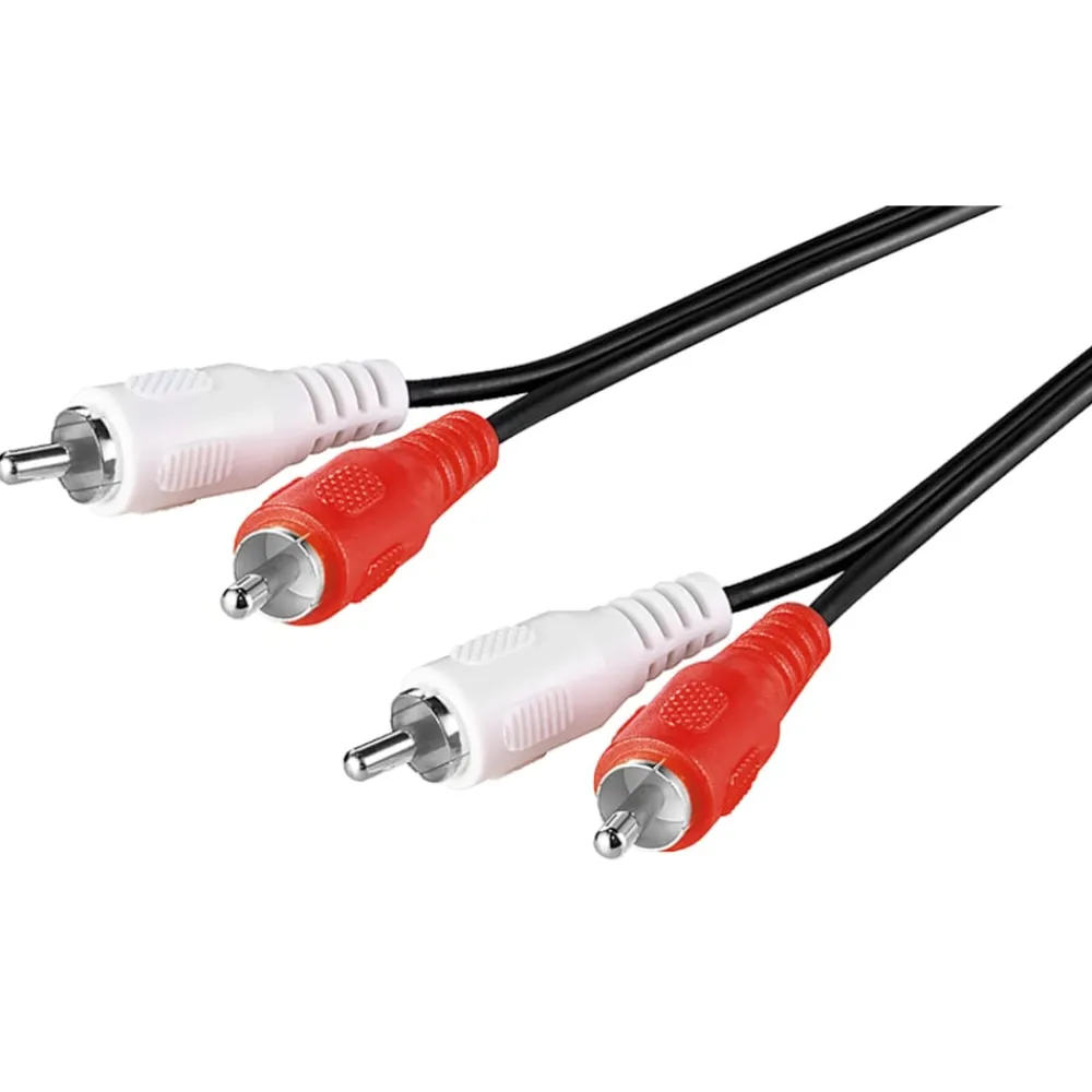 Luxorparts Lyd- & Videokabler|Lydkabel med 2 x RCA 20 m