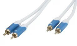 Luxorparts Lyd- & Videokabler|Lydkabel 2 x RCA 0,5 m