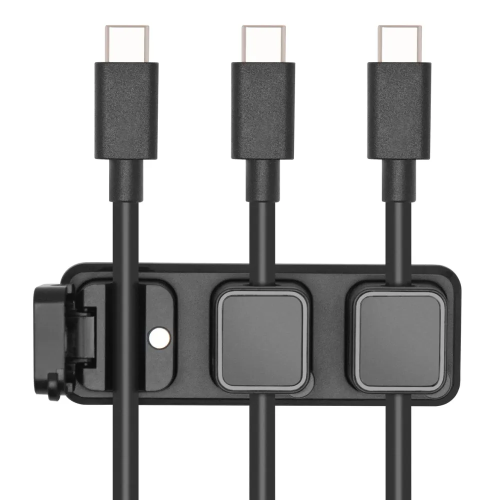 Luxorparts Kabelhåndtering|Elektrisk Installasjon|Magnetisk kabelklemme med base Svart (6-pk.)