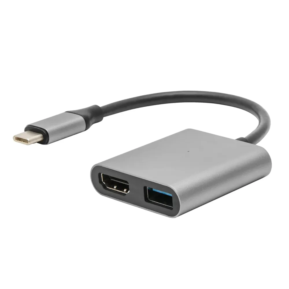 Luxorparts Kabler Og Adaptere|Hjemmekontor|Multiadapter USB-C til HDMI
