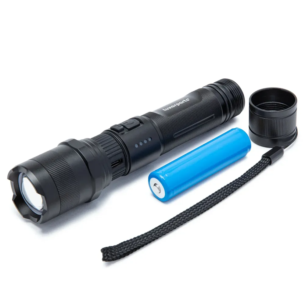 Luxorparts Lommelykter|Oppladbar lommelykt 1000 lm