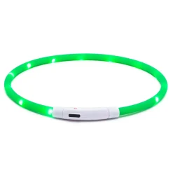 Luxorparts Fritid|Refleksere|Oppladbart hundehalsbånd med LED