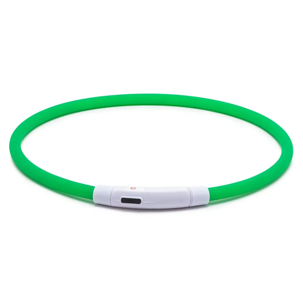 Luxorparts Fritid|Refleksere|Oppladbart hundehalsbånd med LED