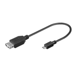 Luxorparts Kabler Og Adaptere|Usb|OTG-adapter med kabel 0,2 m