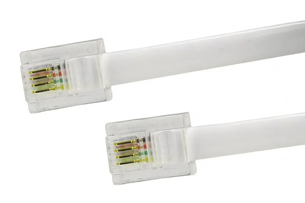 Luxorparts Fasttelefoni|RJ11 til RJ11 10 m