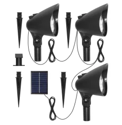 Luxorparts Utendørs Belysning|Solcelledrevet nattbelysning 3-pk.