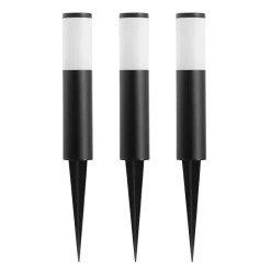 Luxorparts Utendørs Belysning|245 Solcelledrevet pullert 3-pk.