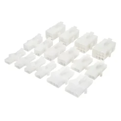 Luxorparts Svakstrøm|Sortimentboks med kontaktpar med hurtiglås 12-pk.