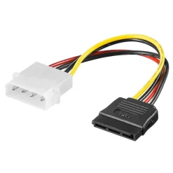 Luxorparts Kabler Til Datamaskin|Datamaskinkomponenter|Strømadapter Molex til SATA – Molex 4-pin