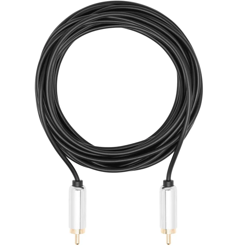Luxorparts Lyd- & Videokabler|Kabler For Lyd|Subwoofer-kabel 5 m