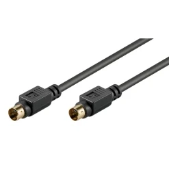 Luxorparts Lyd- & Videokabler|Kabler Til Tv|S-videokabel 1 m
