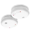 Luxorparts Brannvern|Trådløs røykvarsler 2-pk.