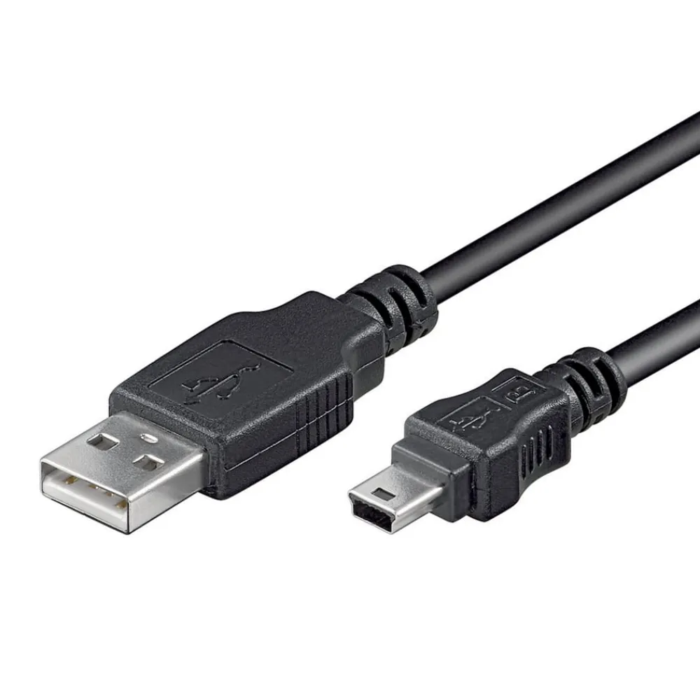 Luxorparts Usb-A & B-Kabler|Usb|USB-A- til Mini USB-kabel Svart 1,8 m
