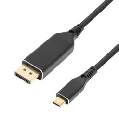 Luxorparts Kabler For Lyd|Kabler For Nettverk|USB-C-kabel til Displayport 1 m