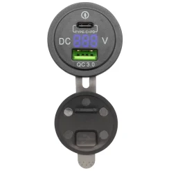 Luxorparts Biltilbehør|USB-lader for panelmontering 30 W