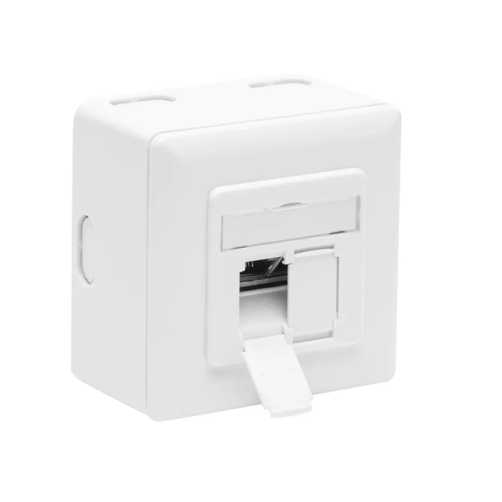 Luxorparts Kabler For Nettverk|Tilbehør Og Installasjon|Utenpåliggende FTP-nettverksuttak Cat. 6 2-ports