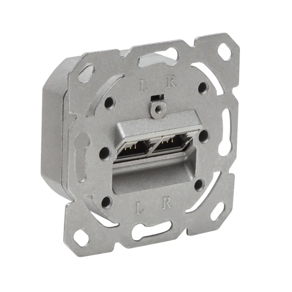 Luxorparts Kabler For Nettverk|Tilbehør Og Installasjon|Utenpåliggende FTP-nettverksuttak Cat. 6 2-ports