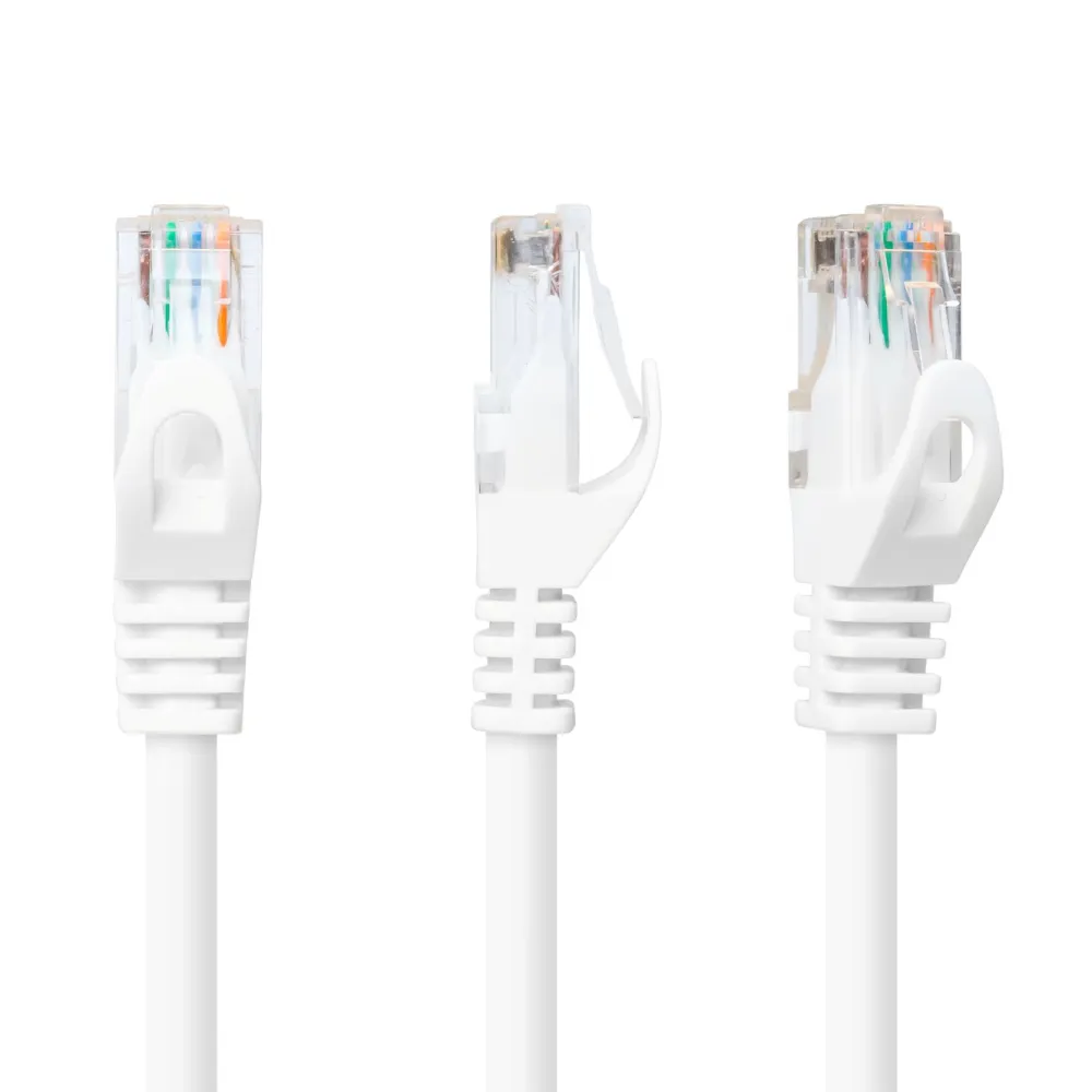 Luxorparts Nettverkskabler|Mobilt Bredbånd Og Rutere|UTP-nettverkskabel Cat. 6 Hvit 1,0 m