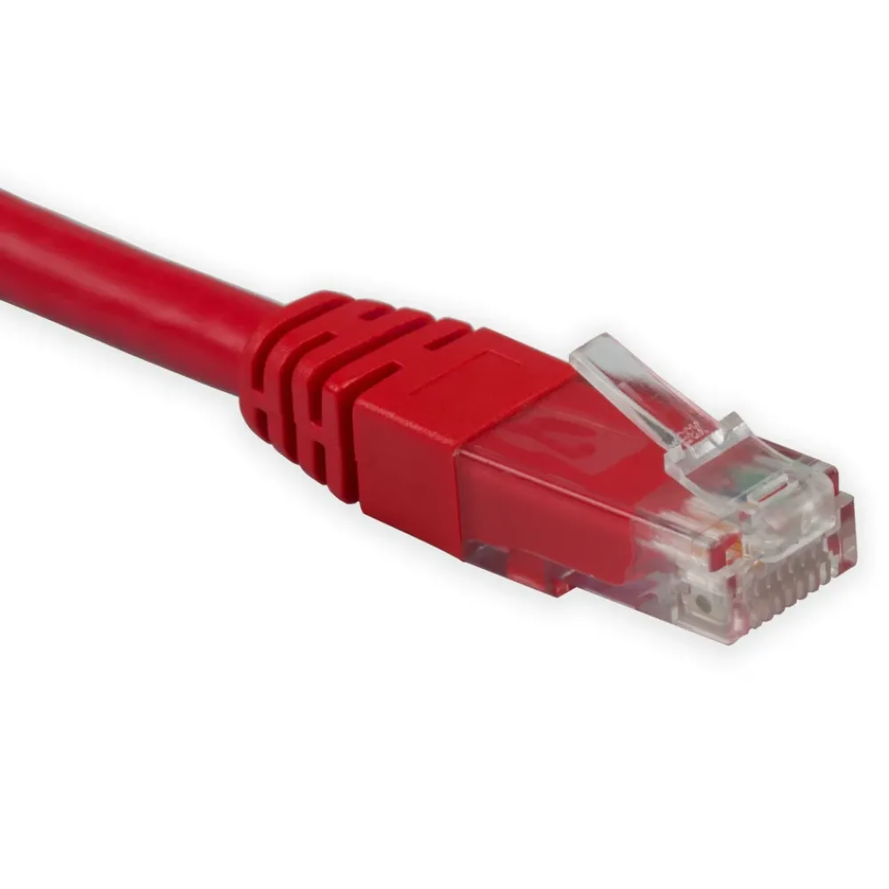 Luxorparts Nettverkskabler|UTP-nettverkskabel Cat. 6 Rød 1,0 m
