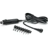 Luxorparts Strømadaptrer|12 V-adapter med 8 DC-kontakter 24W