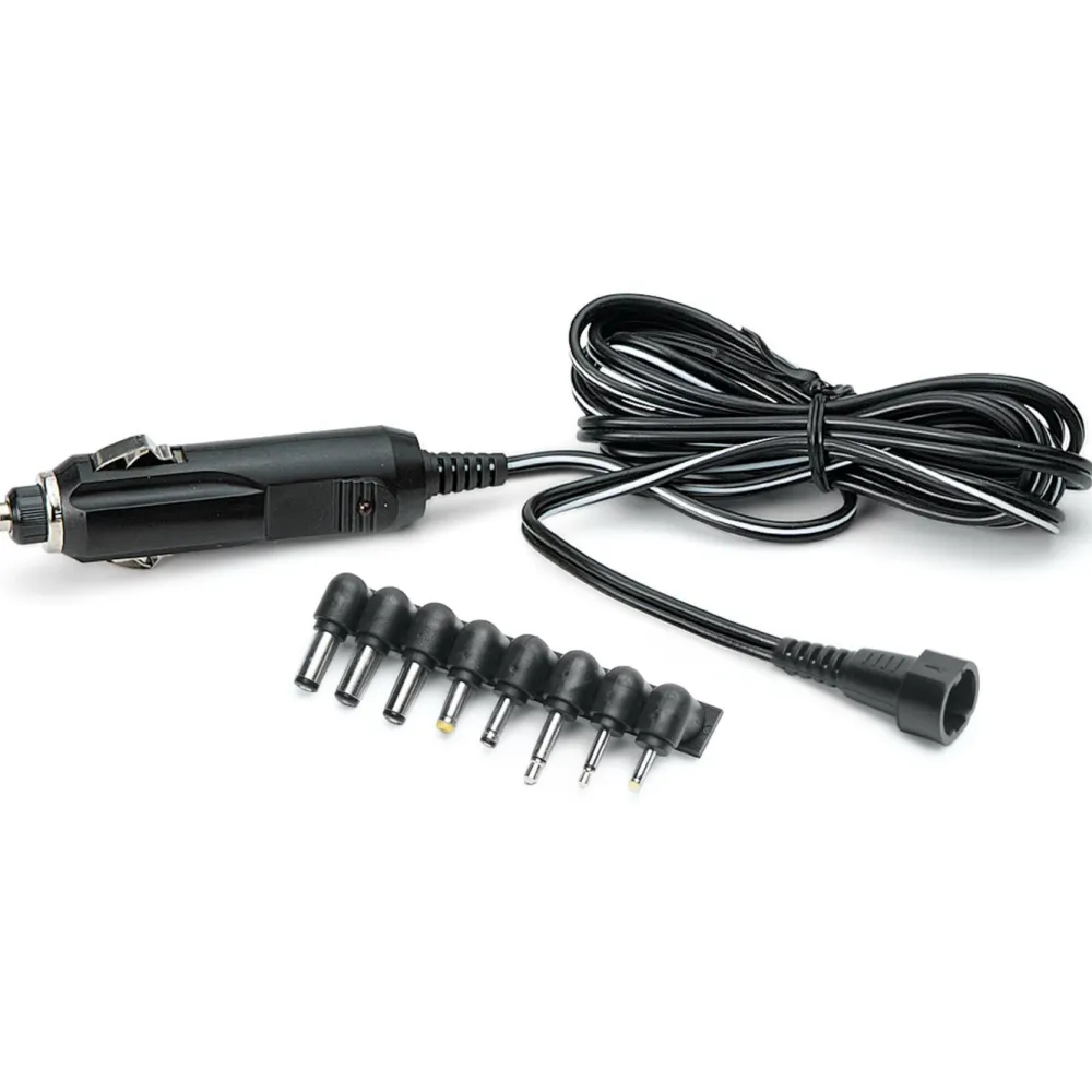 Luxorparts Strømadaptrer|12 V-adapter med 8 DC-kontakter 24W