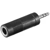 Kjell Lyd- & Videokabler|Kabler For Lyd|Lydadapter 6,3 mm til 3,5 mm - Stereo