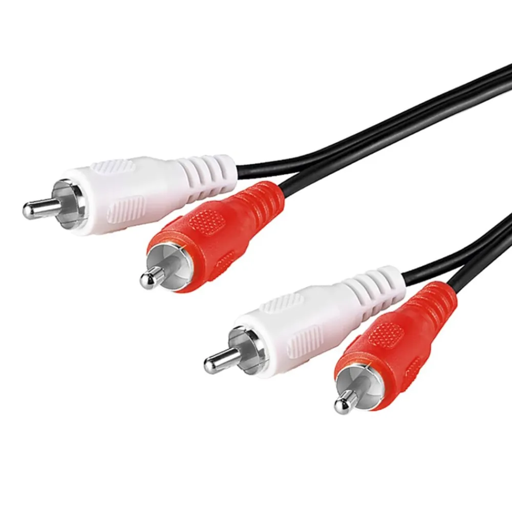Kjell Lyd- & Videokabler|Lydkabel med 2x RCA 5 m
