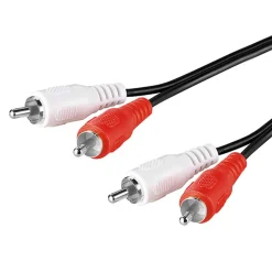 Kjell Lyd- & Videokabler|Lydkabel med 2x RCA 10 m
